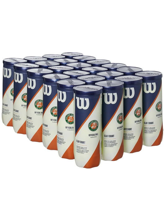 Roland Garros Har Tru Clay 3 Ball Can (24 Pack)